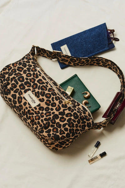 Sac Charlot XS Léopard Beige