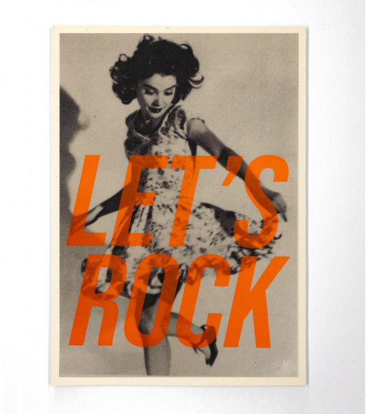 Petite Affiche Let's Rock