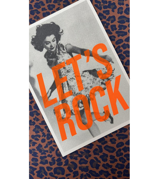 Petite Affiche Let's Rock