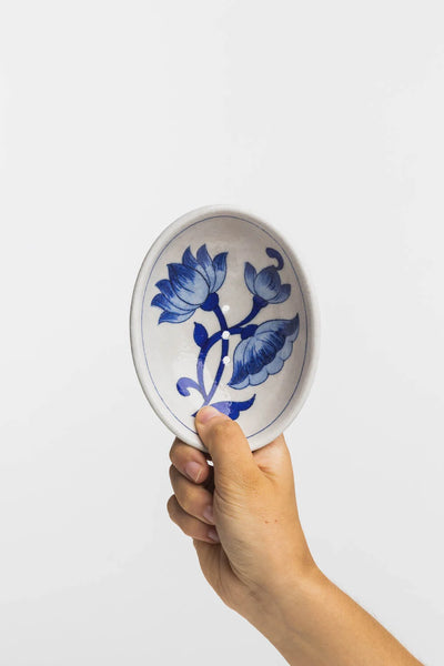 Porte-Savon Lotus Bleu