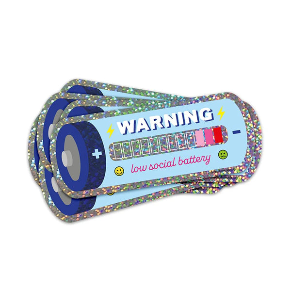 Sticker Low Social Battery