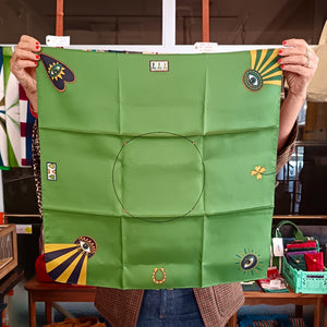 Carré Bandana Lucky You - Vert
