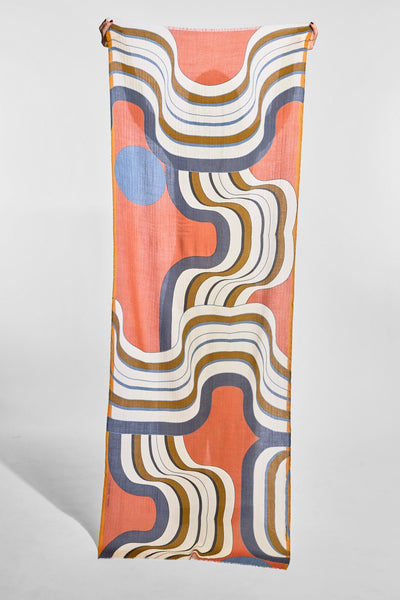 Echarpe de Laine Magma Tan