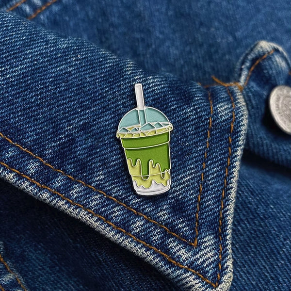 Pin's Matcha Latte Glacé