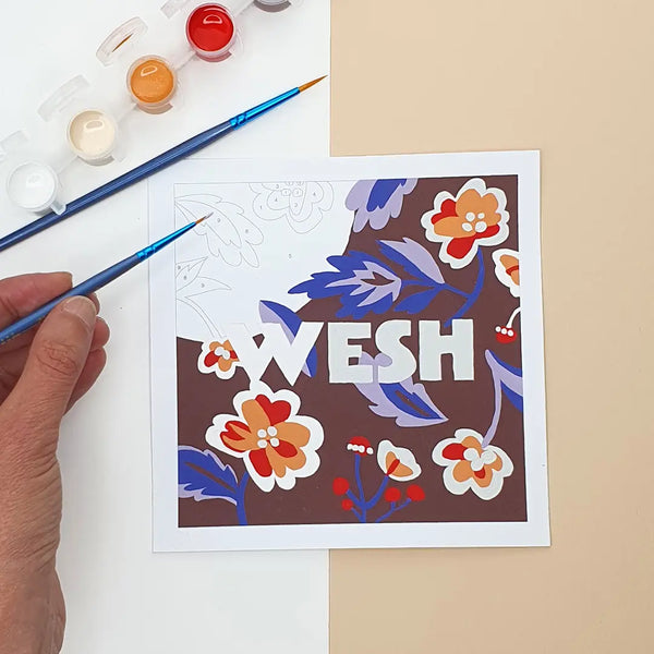 Kit Peinture au Numéro - Messages