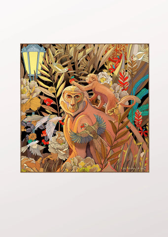 Pochette de Soie - Midnight Park