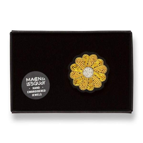 Broche Mini Marguerite Dorée