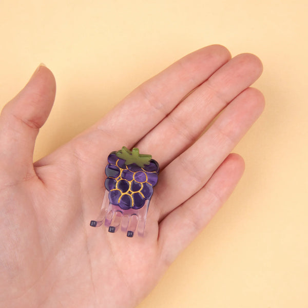 Mini-pince à cheveux Mûre