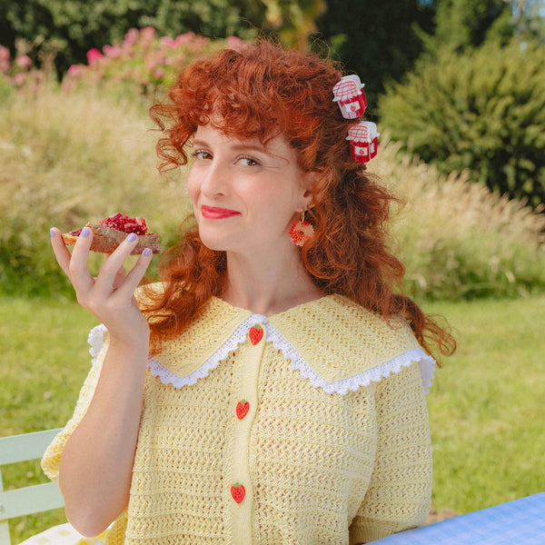 Mini-pince à cheveux Confiture