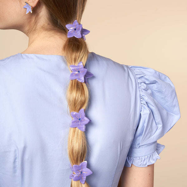 Mini-pince à cheveux Campanule