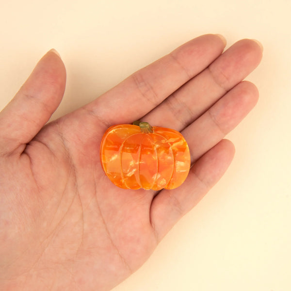 Mini-pince à cheveux Citrouille