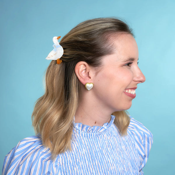 Mini-pince à cheveux Oie