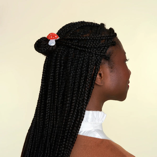 Mini-pince à cheveux Champignon