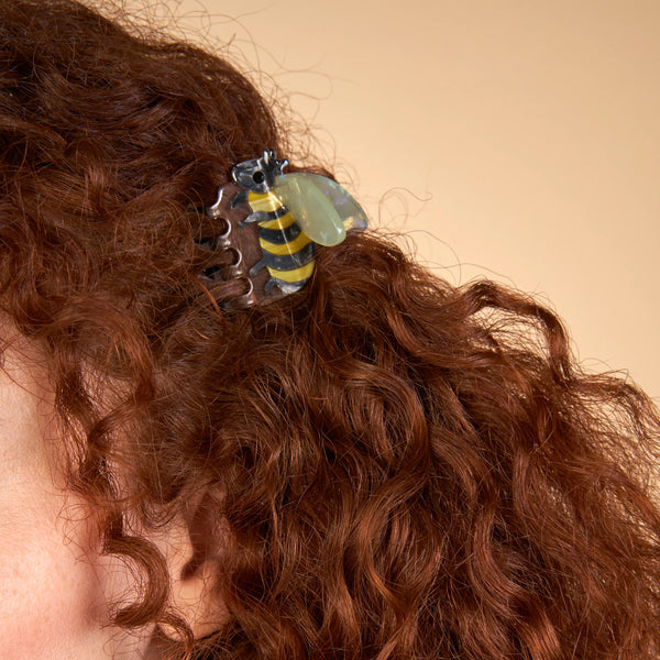 Mini-pince à cheveux Abeille