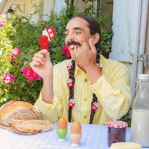 Mini-pince à cheveux Confiture