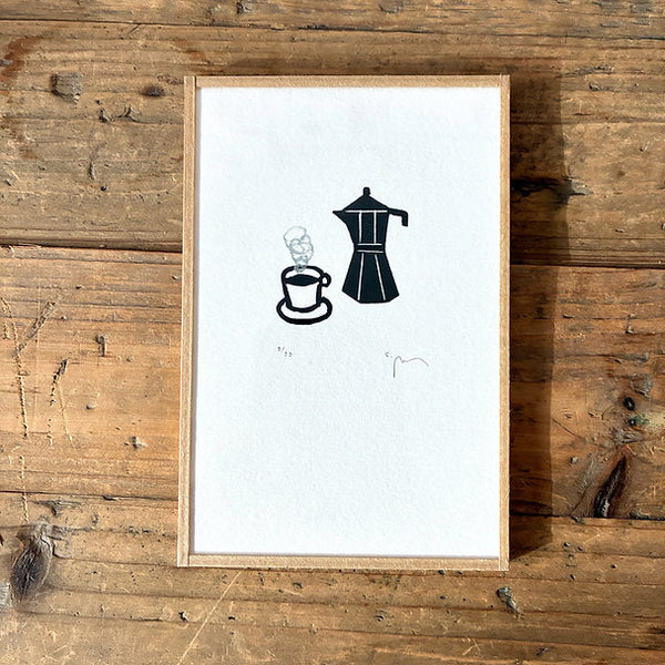Gravure Mon Café D'abord