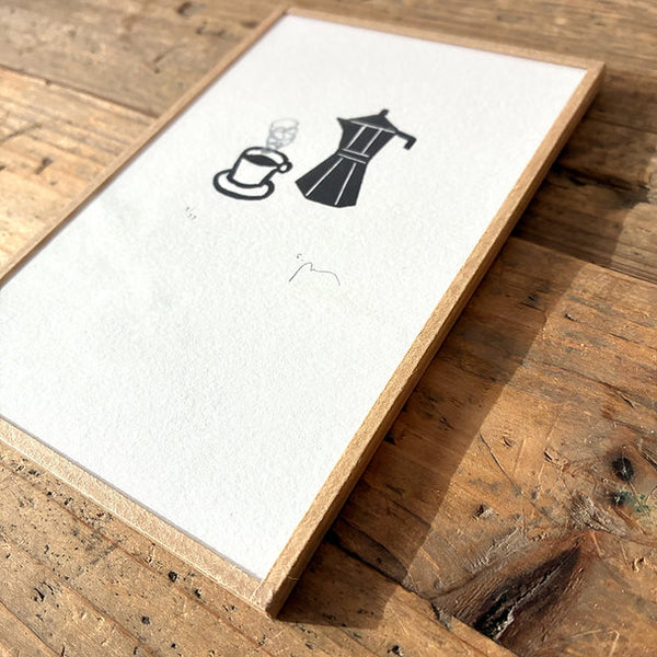 Gravure Mon Café D'abord