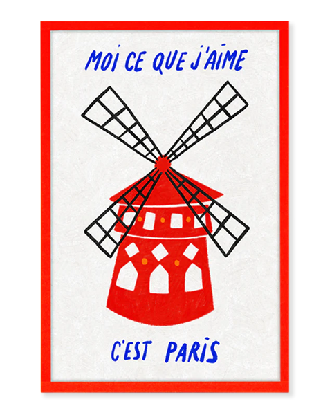 Mini-Cadre Moulin Rouge
