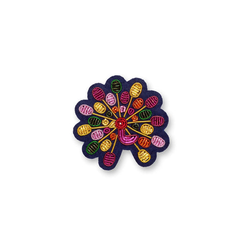 Broche Multico-Paon