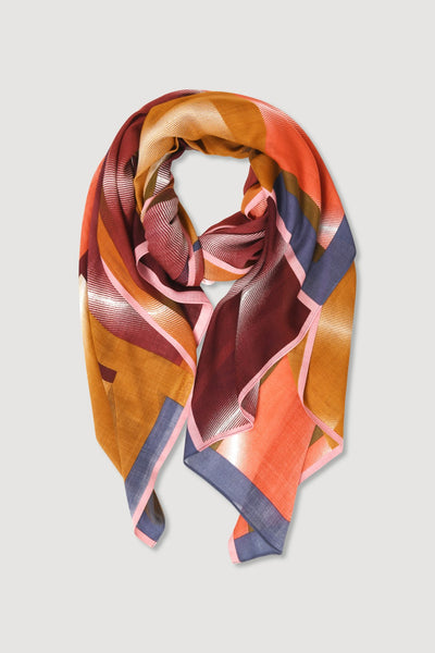 Echarpe de Laine Mystique Bordeaux