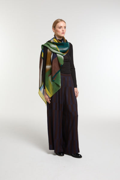 Echarpe de Laine Mystique Lime