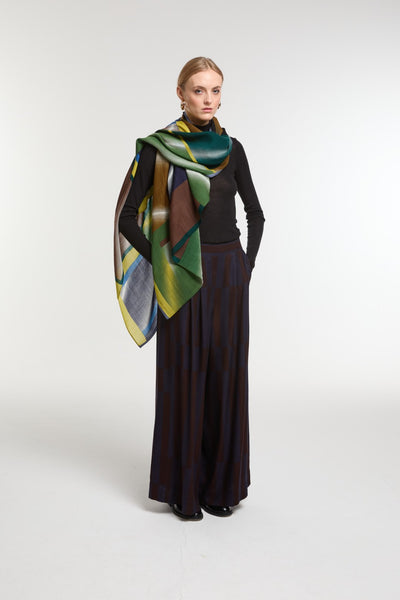 Echarpe de Laine Mystique Lime