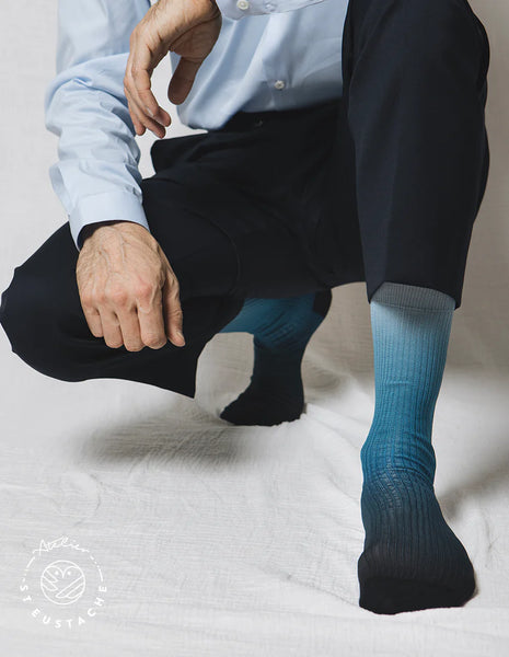 Chaussettes Mixte Bleu & Bleu