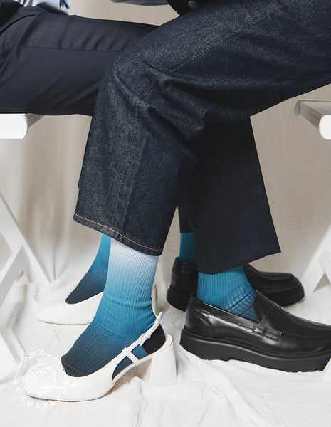 Chaussettes Mixte Bleu & Bleu