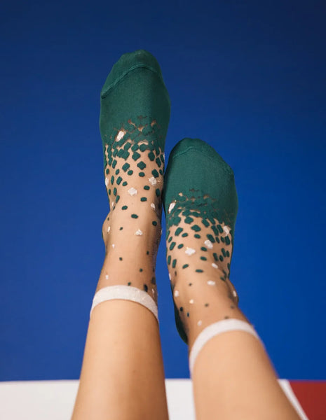 Chaussettes Nakameguro Emeraude