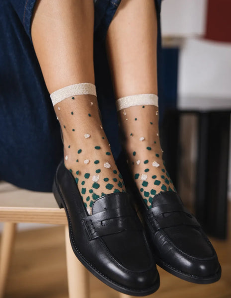 Chaussettes Nakameguro Emeraude