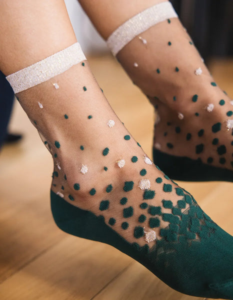Chaussettes Nakameguro Emeraude