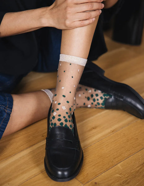 Chaussettes Nakameguro Emeraude