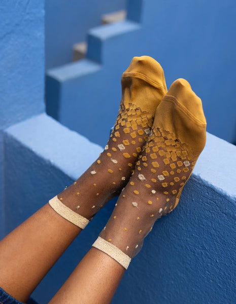 Chaussettes Nakameguro Ocre