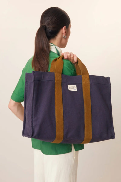 Cabas n°46 Canva Navy Blue