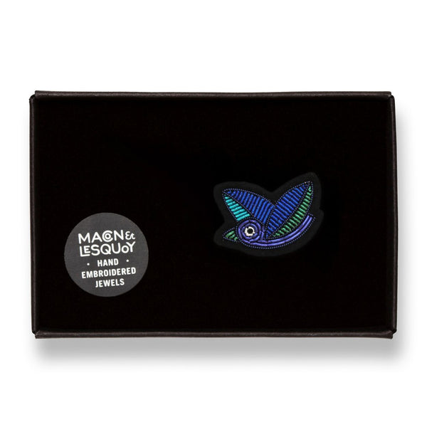 Broche Oisillon Bleu