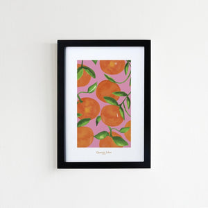 Petite Affiche Oranges