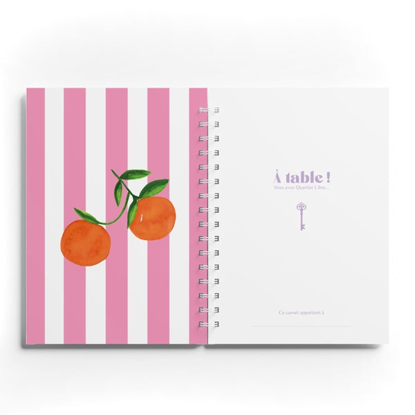 Cahier de Recettes Oranges