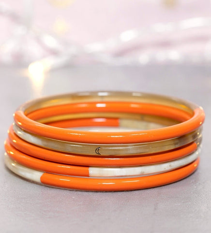 Jonc Lune Orange Vrai
