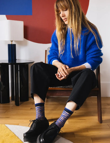 Chaussettes Oresund Bleu