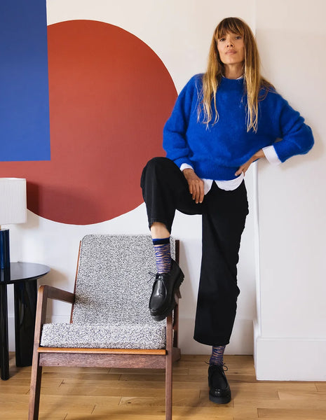Chaussettes Oresund Bleu