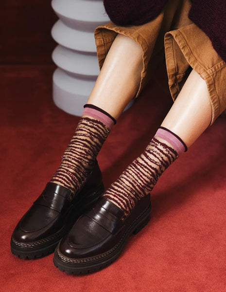 Chaussettes Oresund Bordeaux