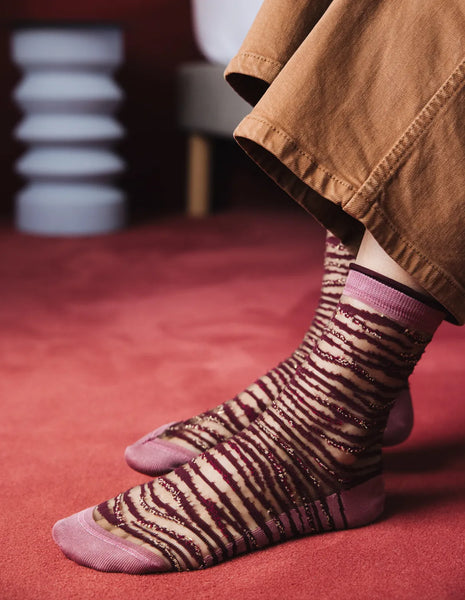 Chaussettes Oresund Bordeaux
