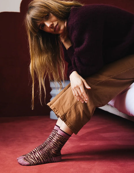 Chaussettes Oresund Bordeaux