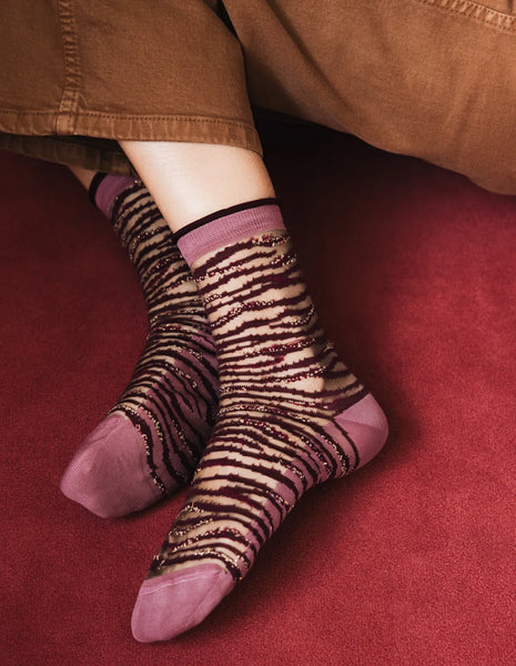 Chaussettes Oresund Bordeaux