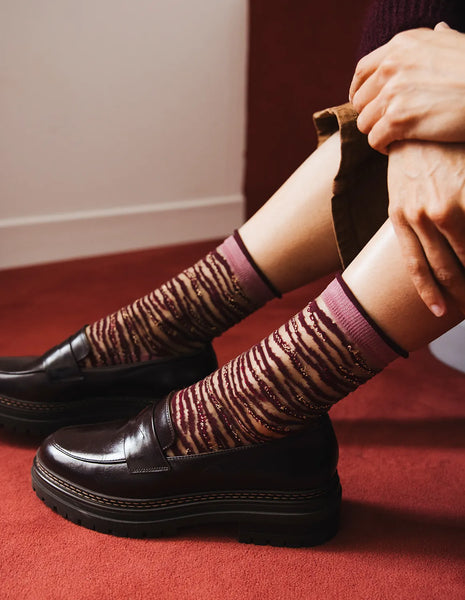 Chaussettes Oresund Bordeaux