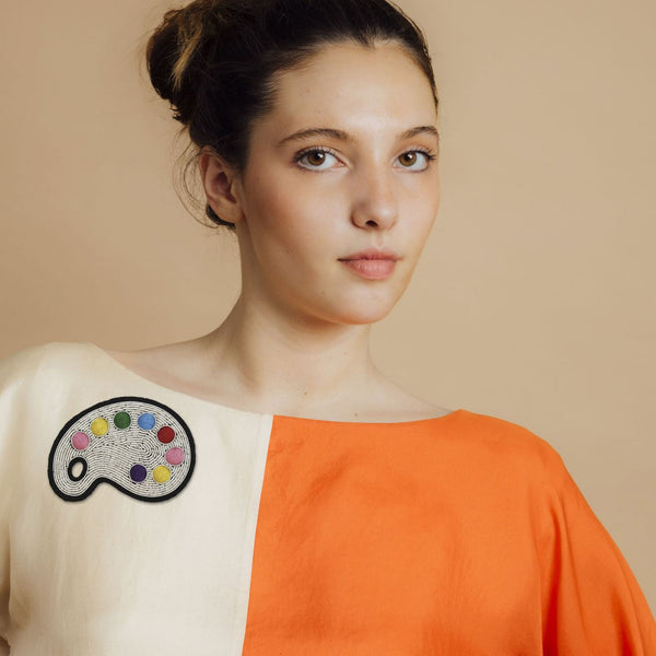 Broche Palette Arc-en-Ciel