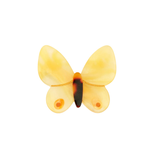 Barrette Papillon Jaune