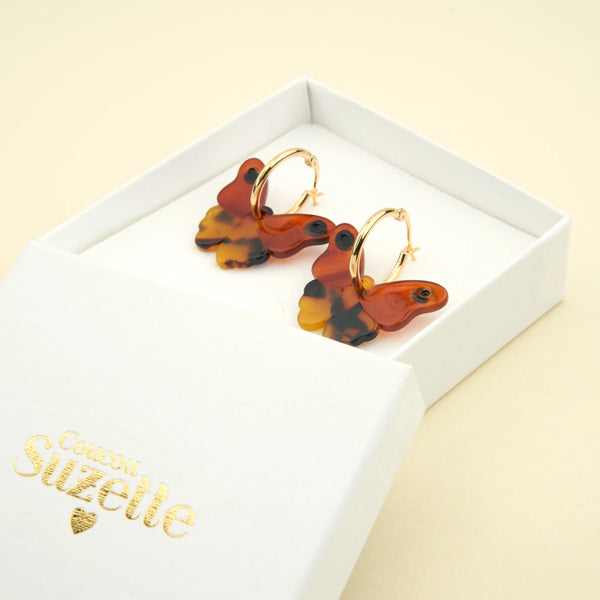 Boucles d'oreilles Papillon de Nuit