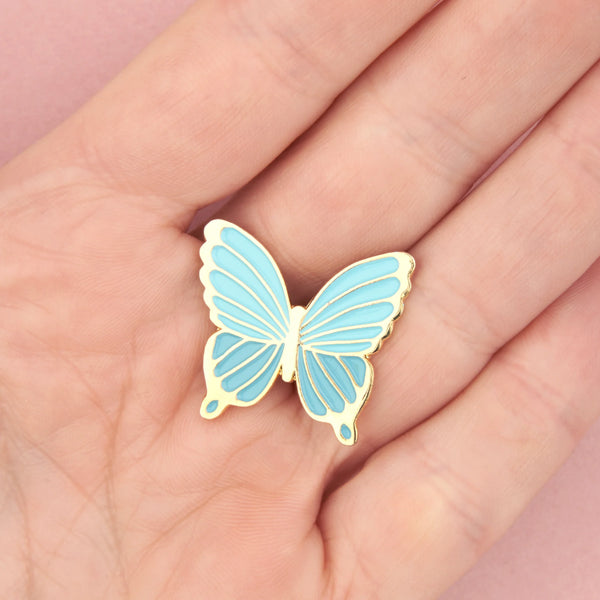 Pin's Papillon Bleu