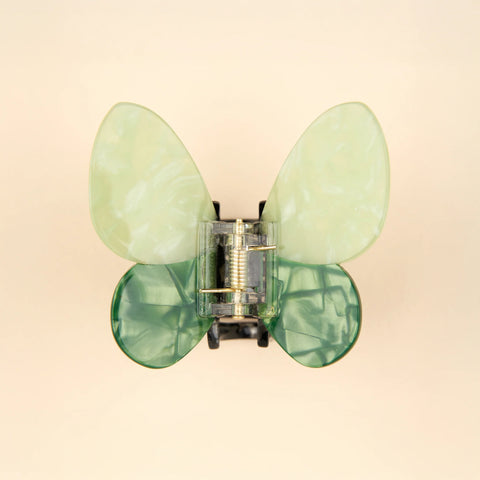 Pince à cheveux Papillon Vert